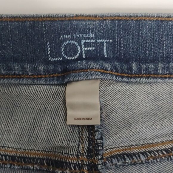 Ann Taylor Loft Women's Denim Bicycle Shorts Size 2 - Picture 8 of 11